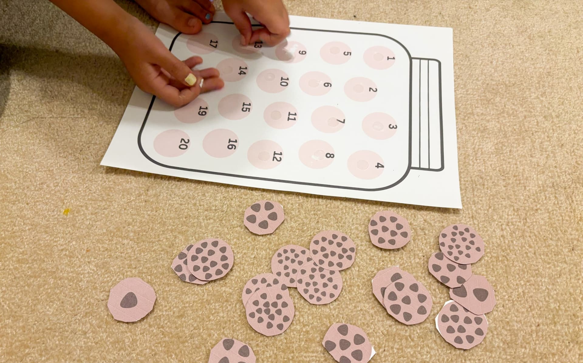 A Cookie Jar of Numbers — Jin's First 1 to 20